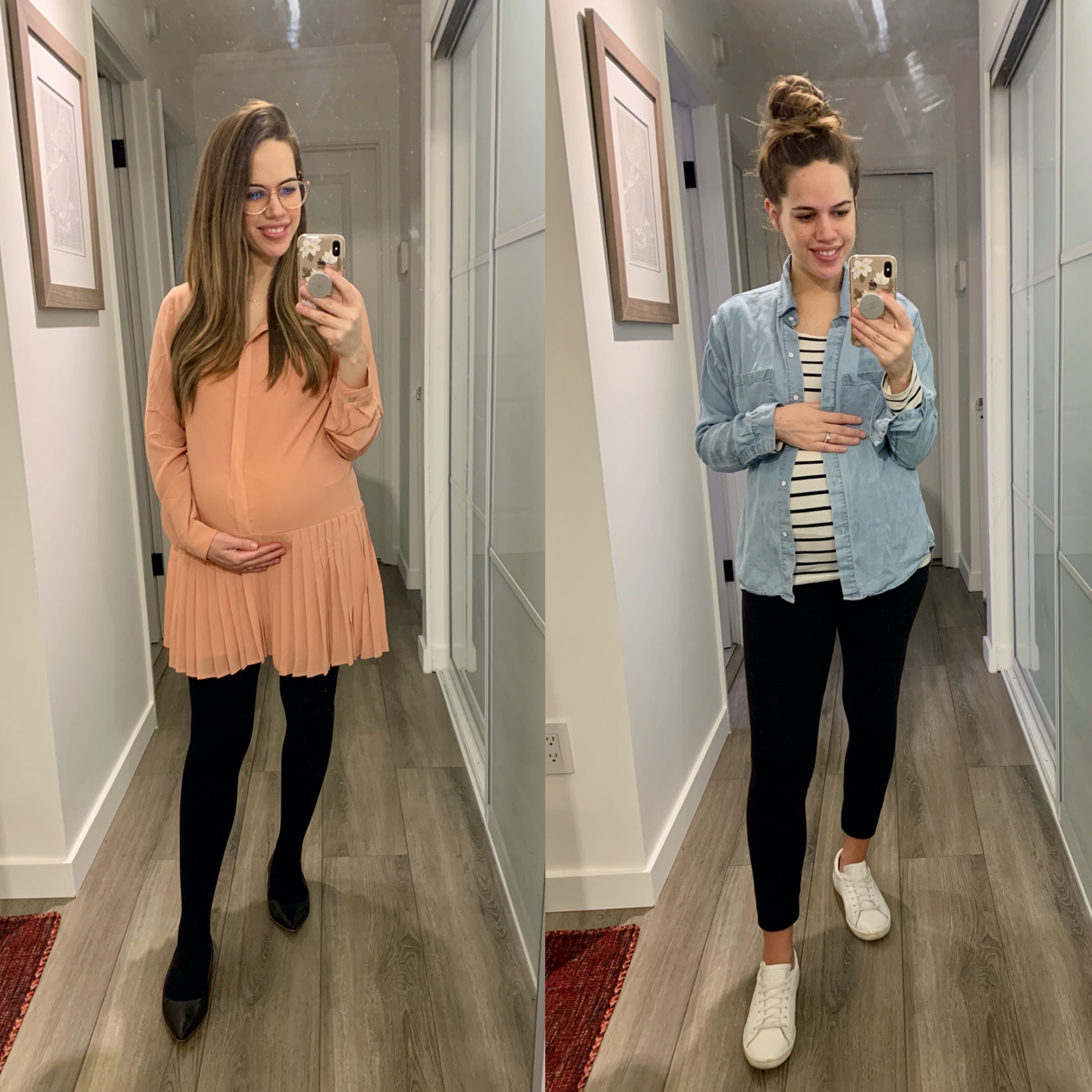 Business casual top maternity outfits
